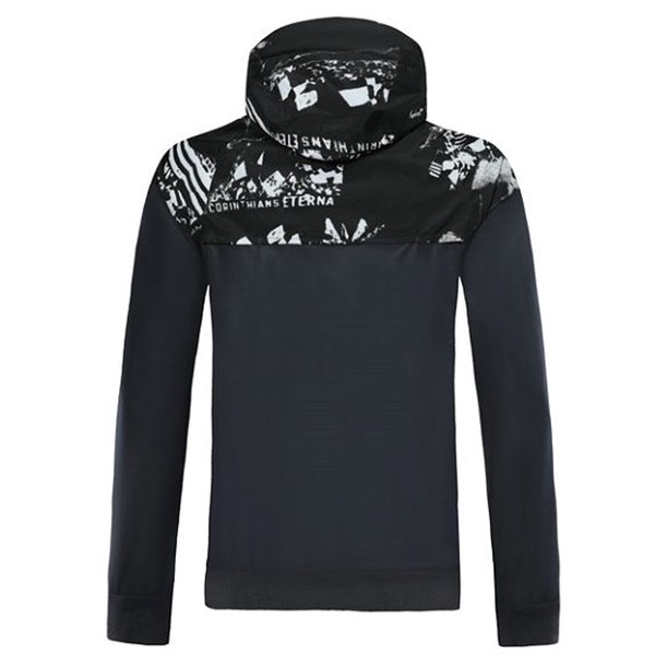 Rompevientos Corinthians Paulista 2019-2020 Negro Gris